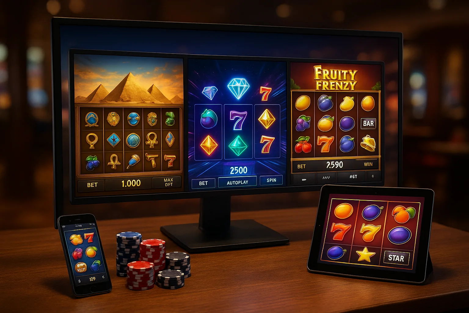 Jogos de Slot no Casino Online 001WIN