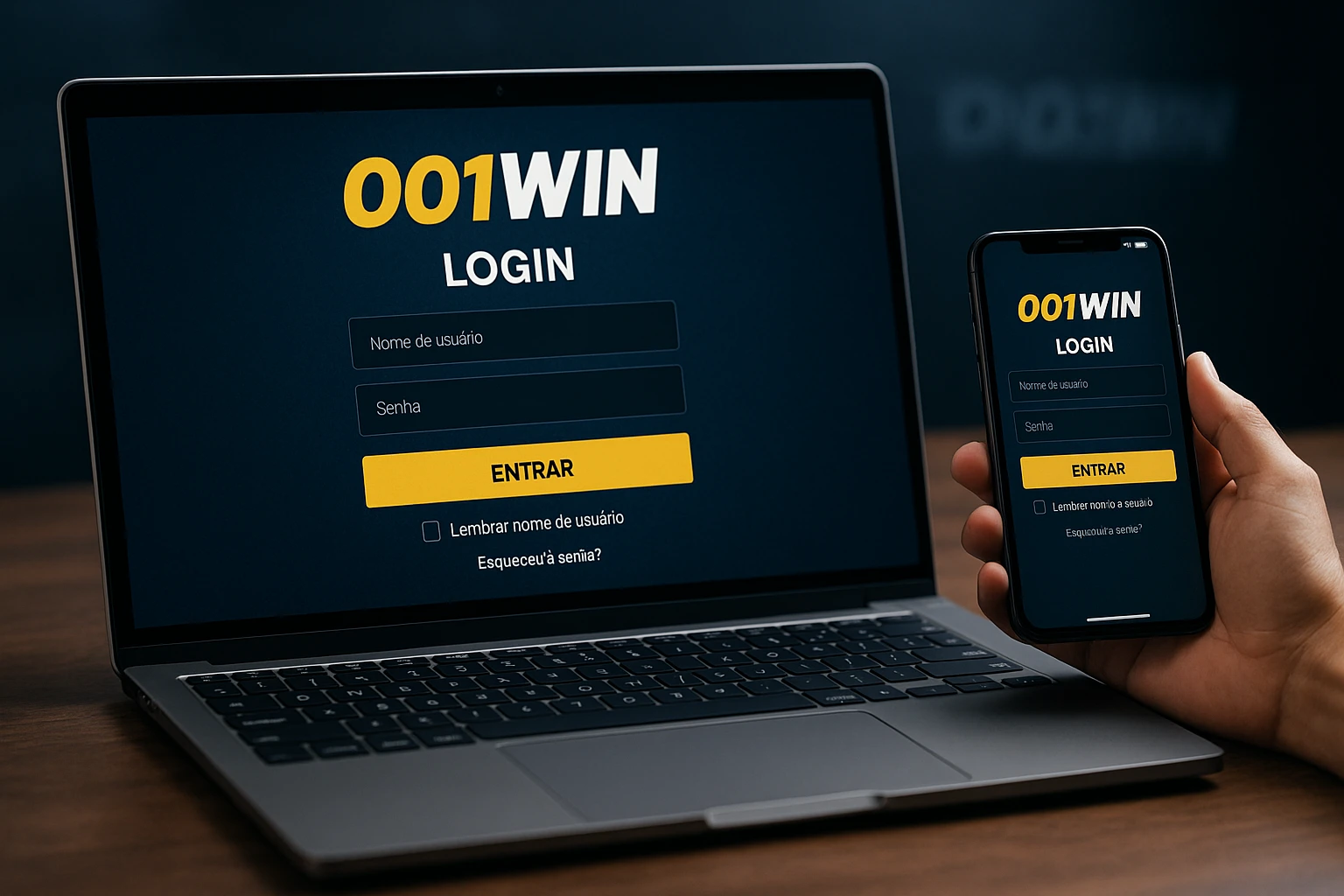 Não Perca tempo, o rRgistro na site 001WIN